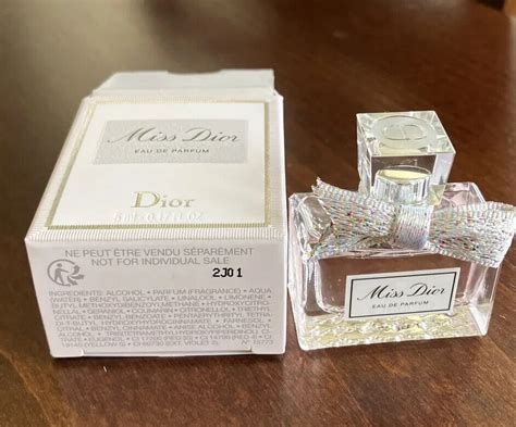 miss dior travel size perfume.